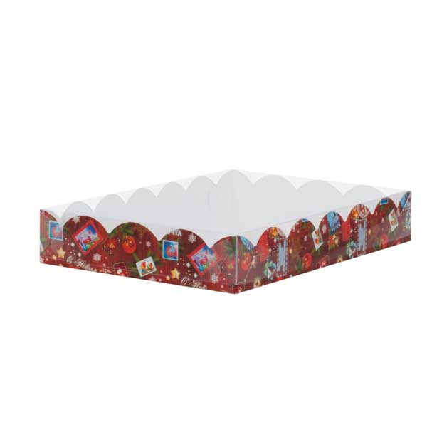 Коробка пряник Новогодняя почта 12-12-3 см