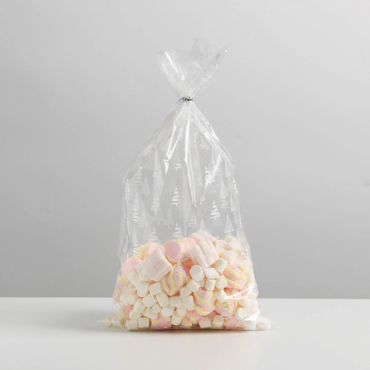 Пакет пластик Ёлочки 20 х 35 см (10 шт)