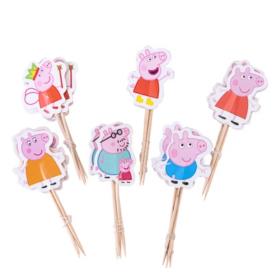 Топперы Пеппа и семья (24 шт)