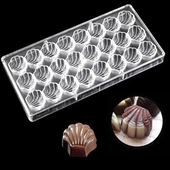 Форма поликарбонат для конфет Ракушка