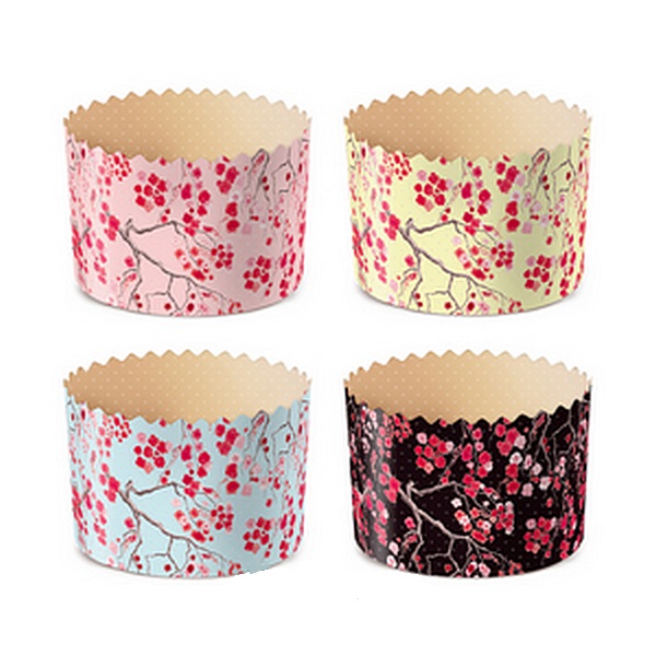 Форма кулич Сакура 7*8,5см