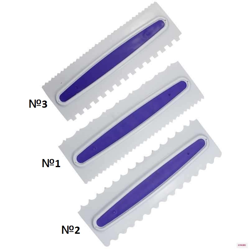 Скребок пластик рельефный №1