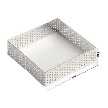 Перфориванный квадрат тарталетка 7*7см